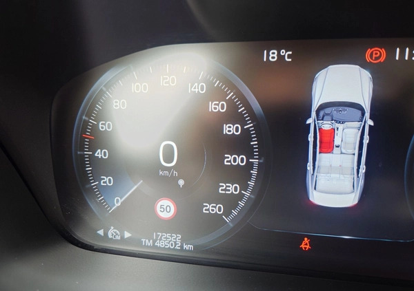 Volvo S60 cena 109900 przebieg: 172522, rok produkcji 2019 z Łęczna małe 631